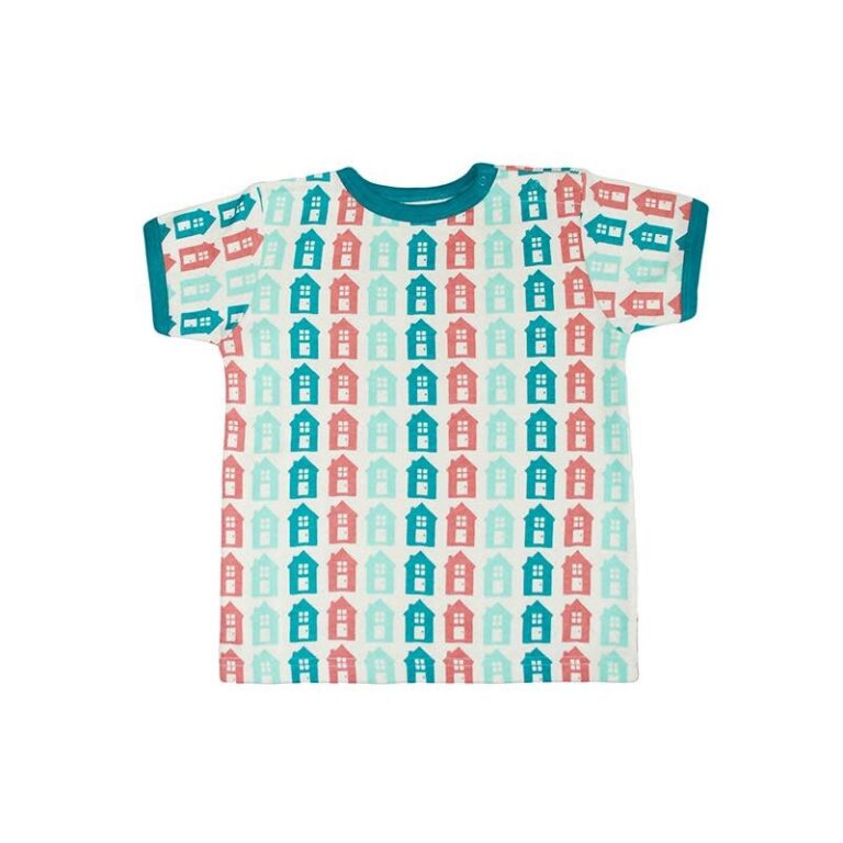 sturelisa-t-shirt-huisjes-1.jpg Sture & Lisa - T-shirt, huisjes - Afbeelding 1