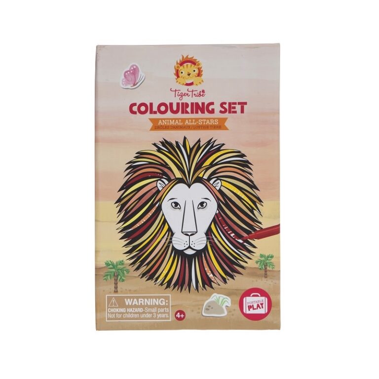 tiger-tribe-colouring-set-animal-all-stars.jpg Tiger Tribe - Kleurset, Animal All-stars - Afbeelding 1