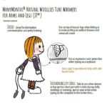 ManyMonths - Tube warmers for Arms and Legs, Dusty grape - Afbeelding 2