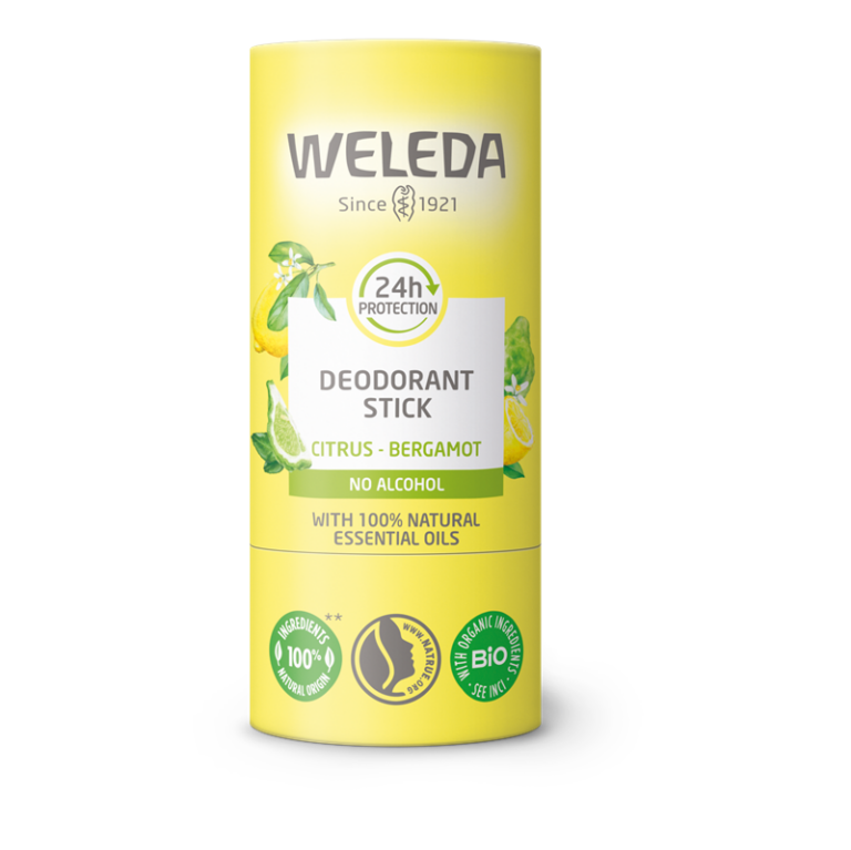 weleda-citrus-bergamot-24h-deodorant-stick.png Weleda - Deodorant stick, Citrus - Bergamot - Afbeelding 1