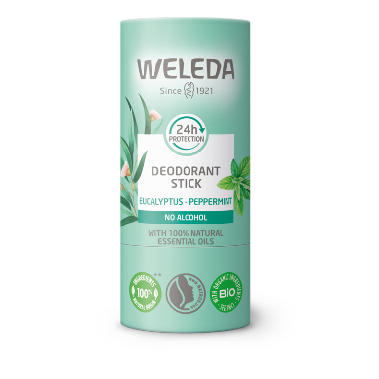 weleda-eucalyptus-peppermint-24h-deodorant-stick.png Weleda - Deodorant stick, Eucalyptus - Peppermint - Afbeelding 1