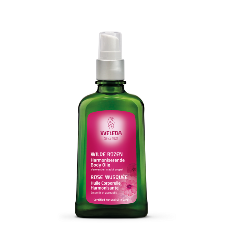 weleda-wilde-rozen-harmoniserende-body-olie.png Weleda - Wilde rozen harmoniserende body olie, 100ml - Afbeelding 1