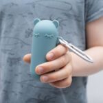 We Might Be Tiny - Keepies + straw set, silicone, blue dusk - Afbeelding 2