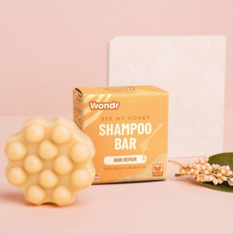 wondr-shampoo-bar-honey-almond.jpg Wondr - Shampoo bar, Honey & almond - Afbeelding 1