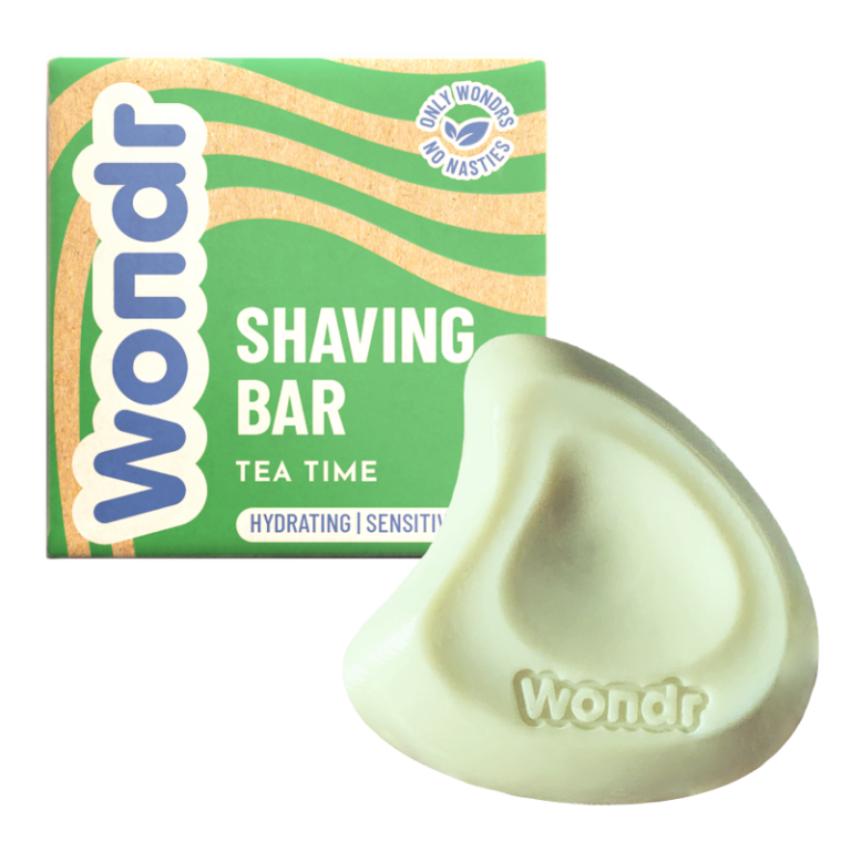 wondr-shavingbar-green-tea.png Wondr - Shaving bar, green tea - Afbeelding 1