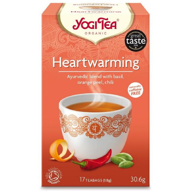 yogi-tea-heartwarming-builtjes.jpg Yogi Tea - Heartwarming, 17 theezakjes - Afbeelding 1