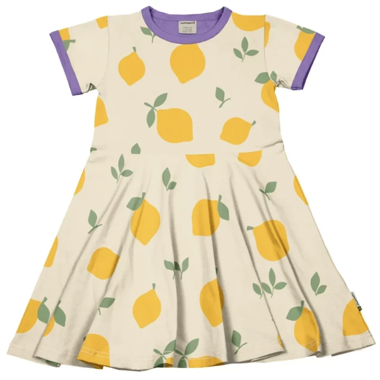 Dress_Circle_SS_LEMON Maxomorra - circle dress, ss, lemon - Afbeelding 1