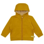 Loud+Proud - Hoodie met rits, katoenfleece, curry