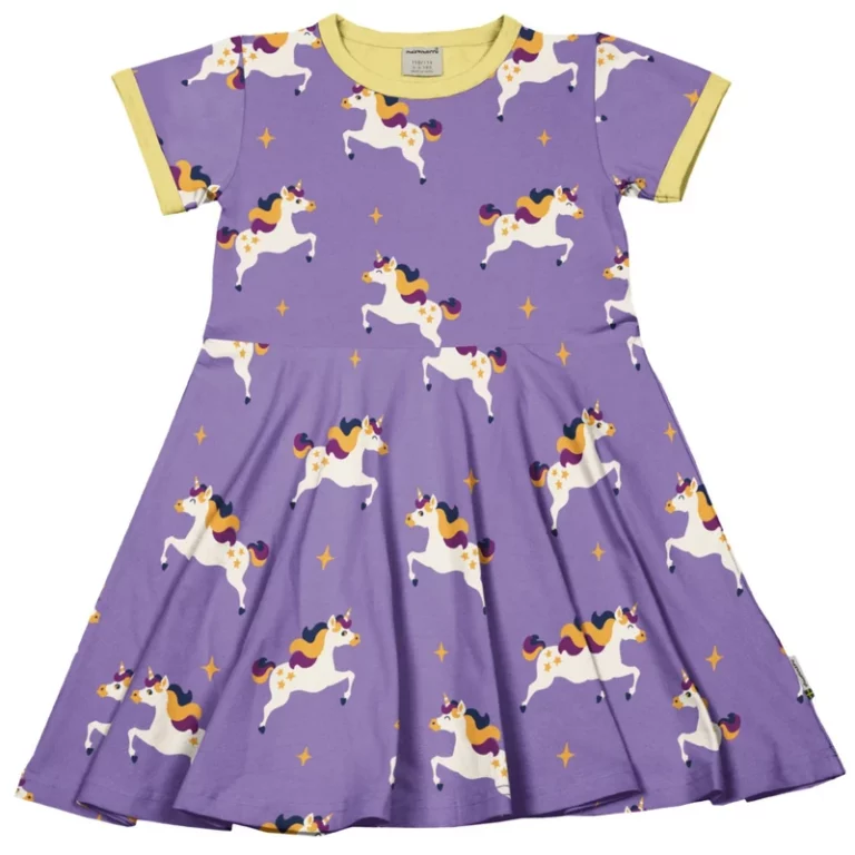 Dress_Circle_SS_UNICORN Maxomorra - circle dress, ss, unicorn - Afbeelding 1